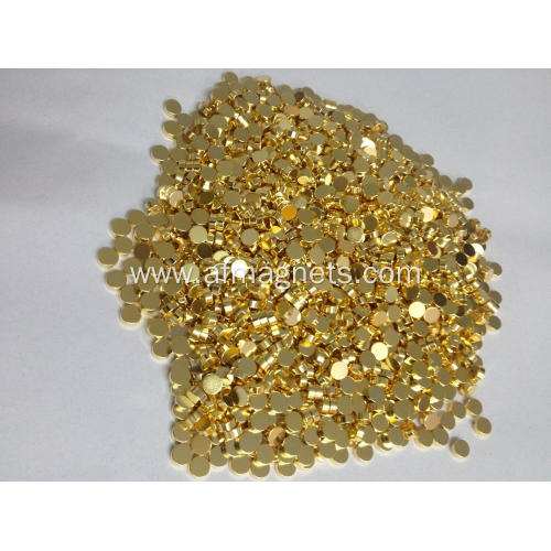 Gold Coated Neodymium Magnets